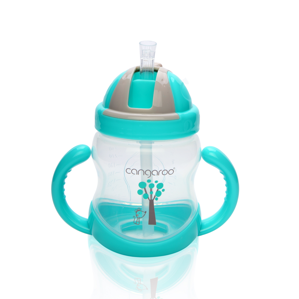 Canuta Cangaroo Blue, cu pai anticolici, 280 ml