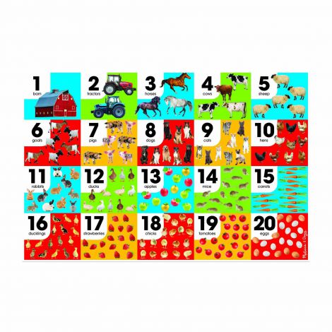 Puzzle Podea Melissa & Doug Numără Animalele