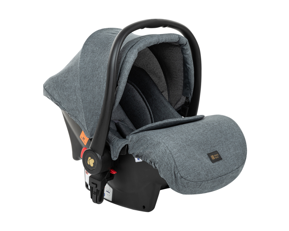 Carucior 3 in 1 KikkaBoo Kaia Dark Grey - imagine 9