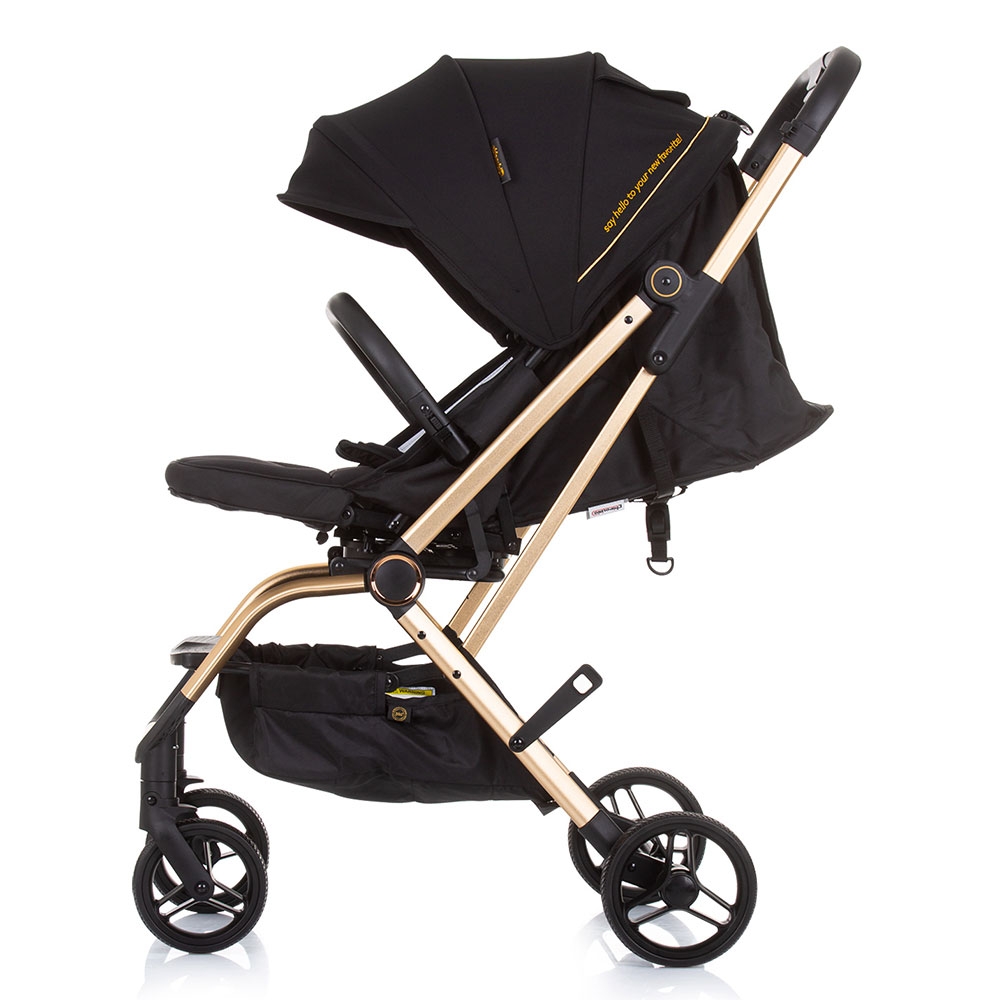 Carucior Chipolino Twister Ebony Sezut Rotativ - imagine 3