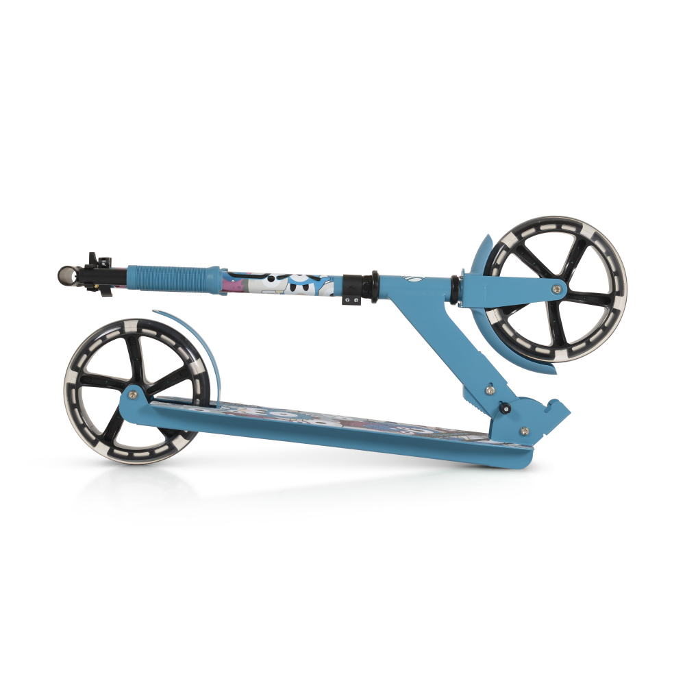 Byox Monster Blue - Trotineta cu LED pentru Copii 6+