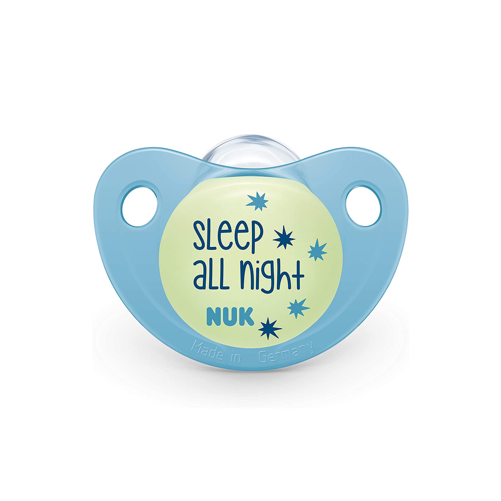 Suzeta NUK Night & Day Silicon M2, 6-18 luni
