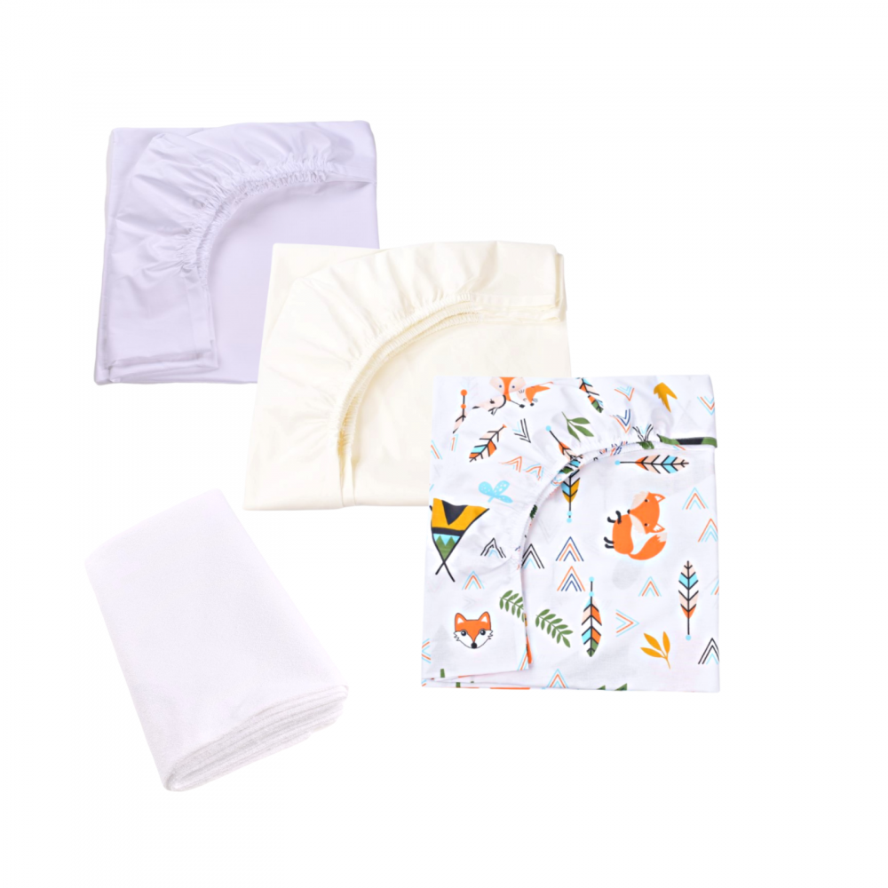 Confort Family Set 3 Cearsafuri Patut + Protectie - imagine 2