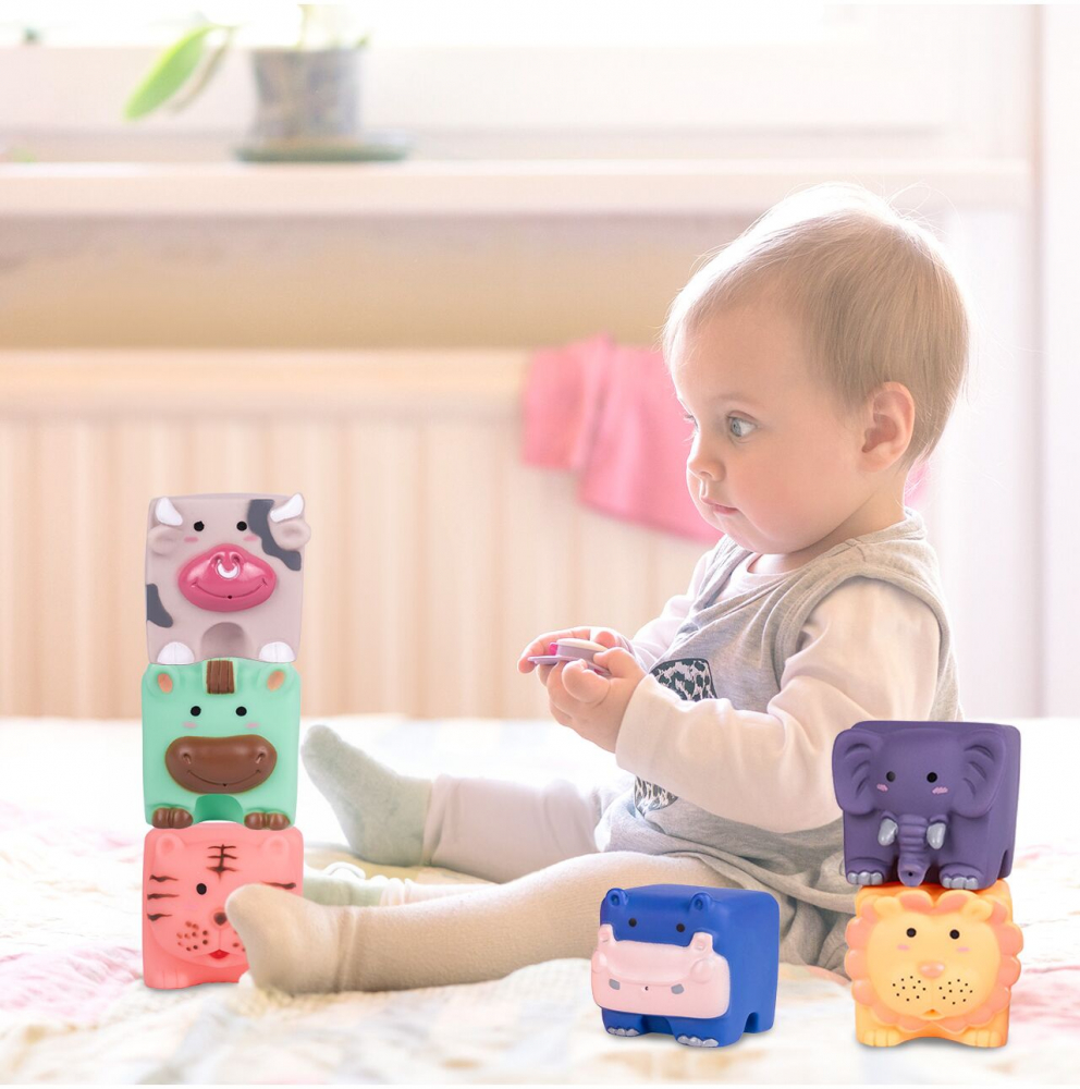 Set 6 Jucării Baie Malplay Happy Animals - imagine 7