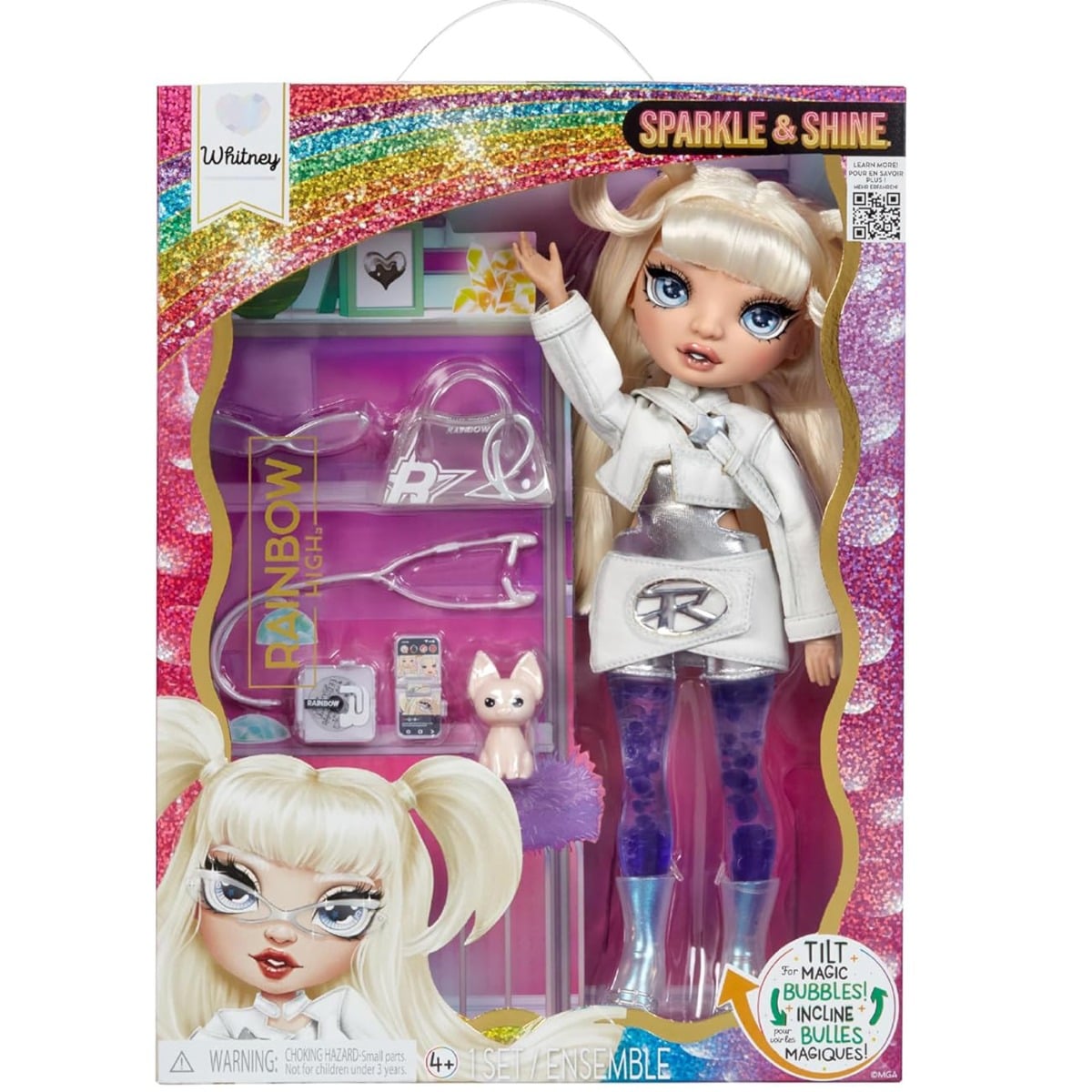 Papusa Rainbow High Whitney Sparkle & Shine