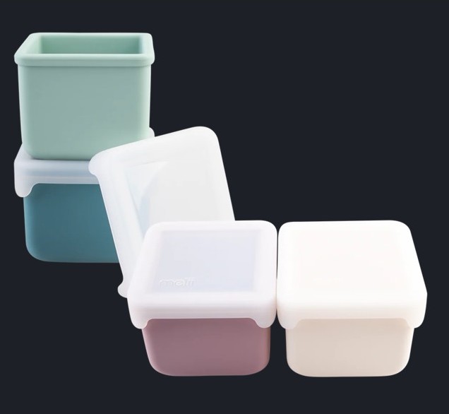 Set 2 Recipiente Silicon Melii Blush Berry, Practice - imagine 5