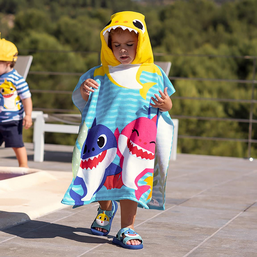 Prosop Poncho Baby Shark Cerda