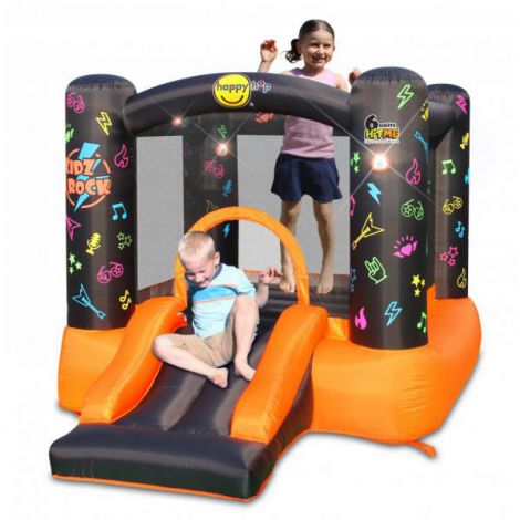Spațiu Gonflabil Kidz Rock Happy Hop cu Tobogan