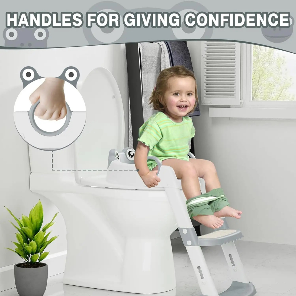 Reductor WC Little Mom Frog - Autonomie sigură - imagine 6