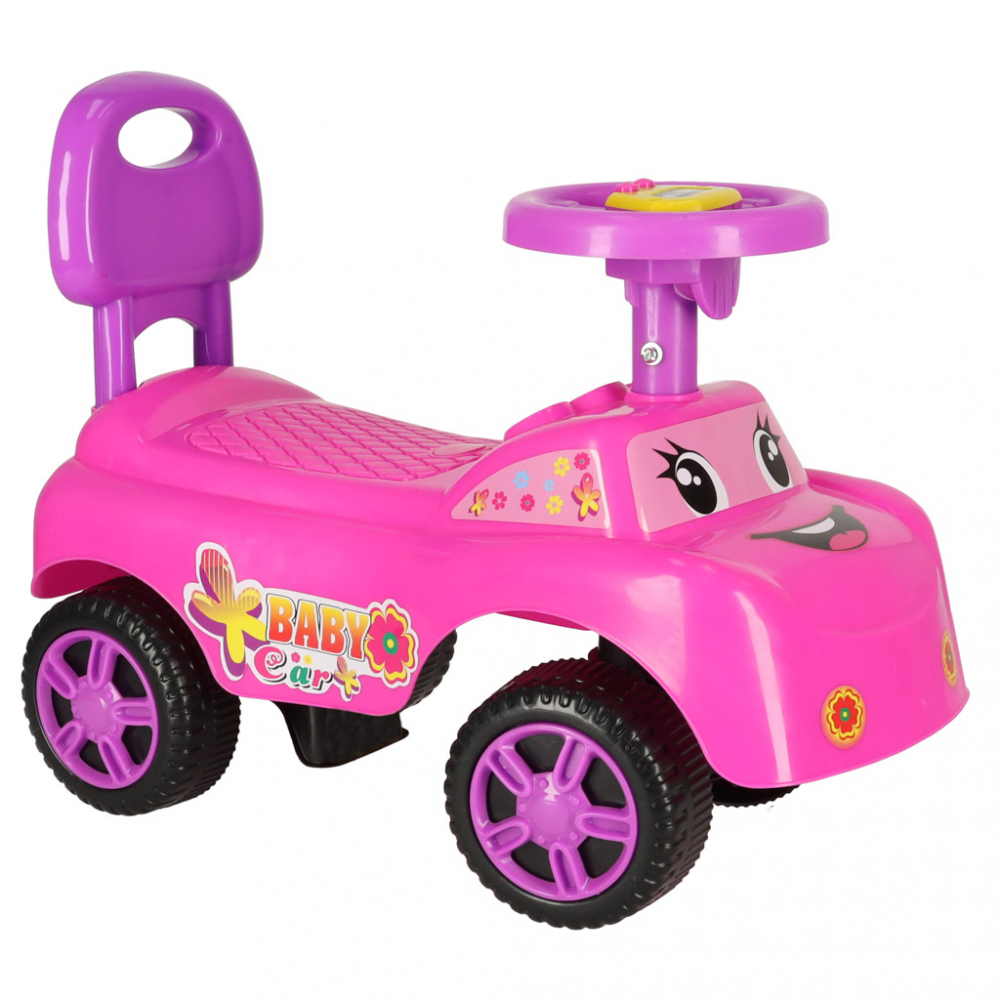 Mașinuță Ikonka Pink Fără Pedale, 1-3 Ani - imagine 7