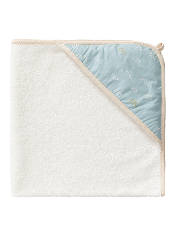 Prosop Bebe Rainbow Blue Fresk Bumbac Organic