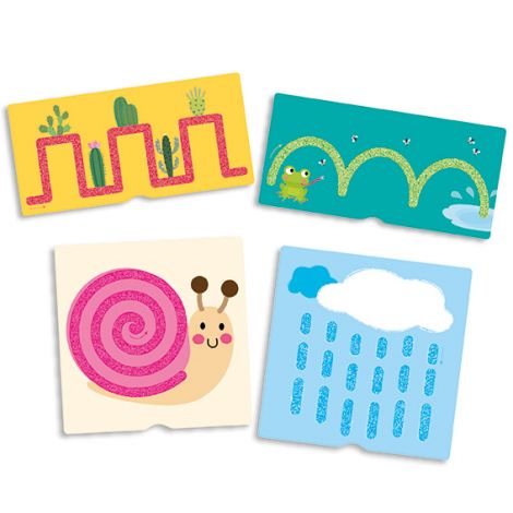 Joc Tactil Numere Akros | Pre-Scriere Montessori - imagine 2