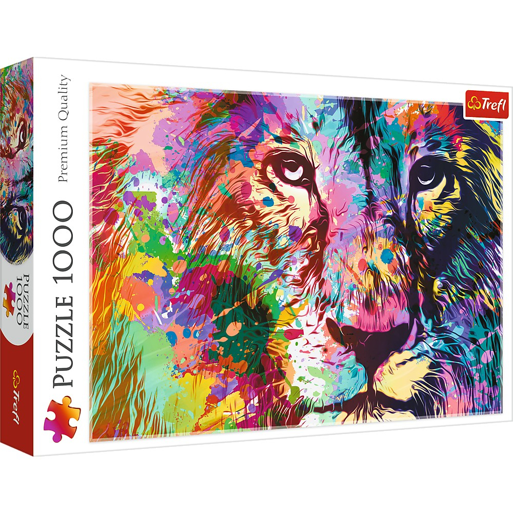 Puzzle Trefl 1000 Leul Colorat | Dezvoltare Creativă
