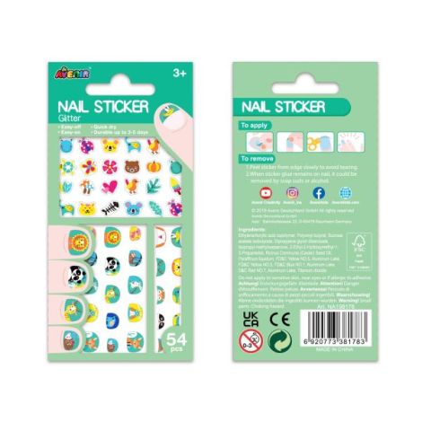 Stickere Animale Avenir | Decor Unghii Ușor - imagine 3