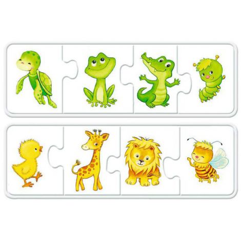 Puzzle Educativ Pui de Animale Ravensburger - imagine 2