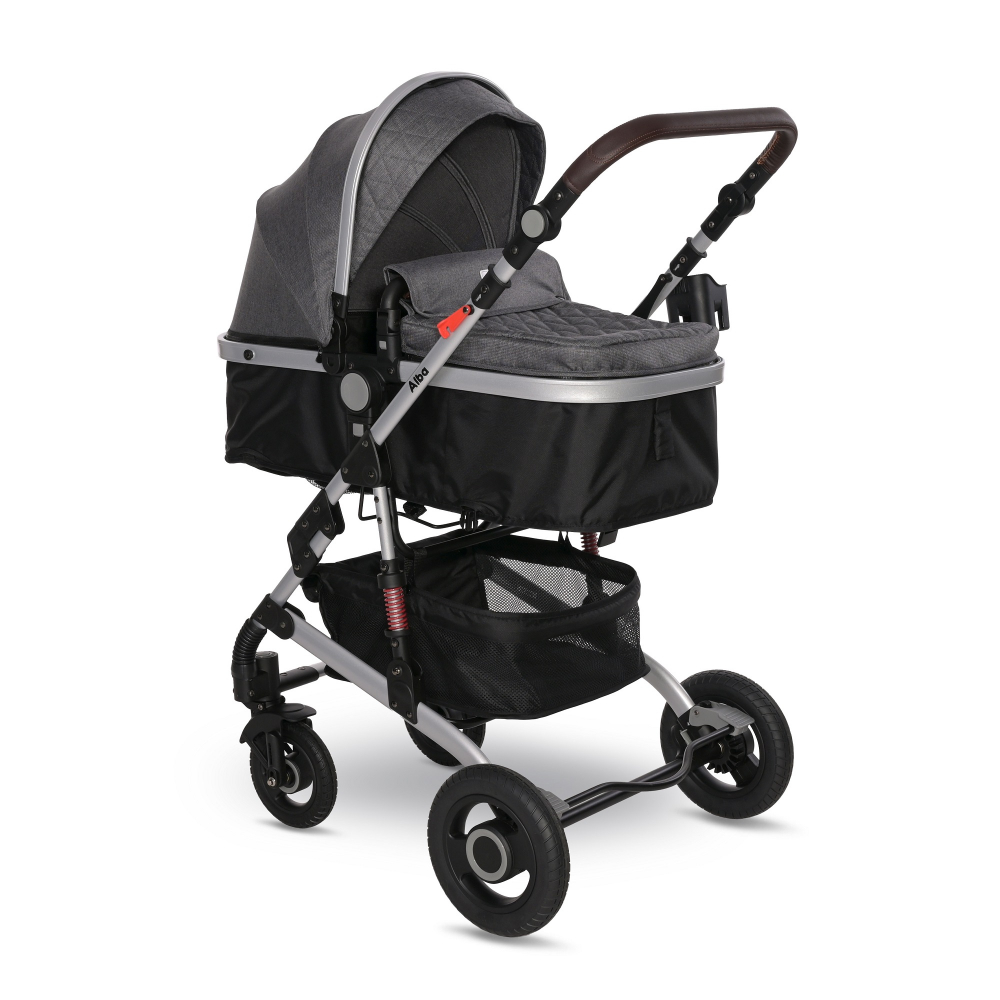 Carucior Lorelli Alba Premium, Landou Transformabil 3 in 1 - imagine 4