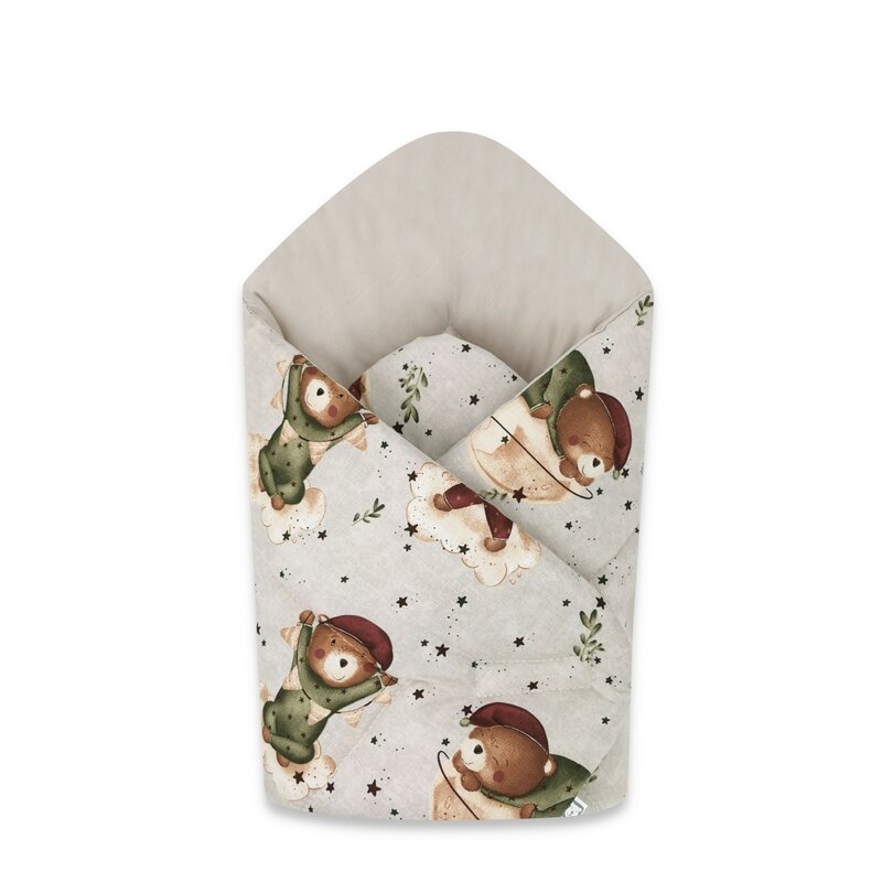 Paturica Infasat MimiNu Teddy Bear 75x75cm