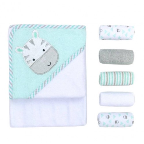 Set Cadou Bebeluși Mother's Choice Prosop + 5 Mini Prosopele Zebra - imagine 2
