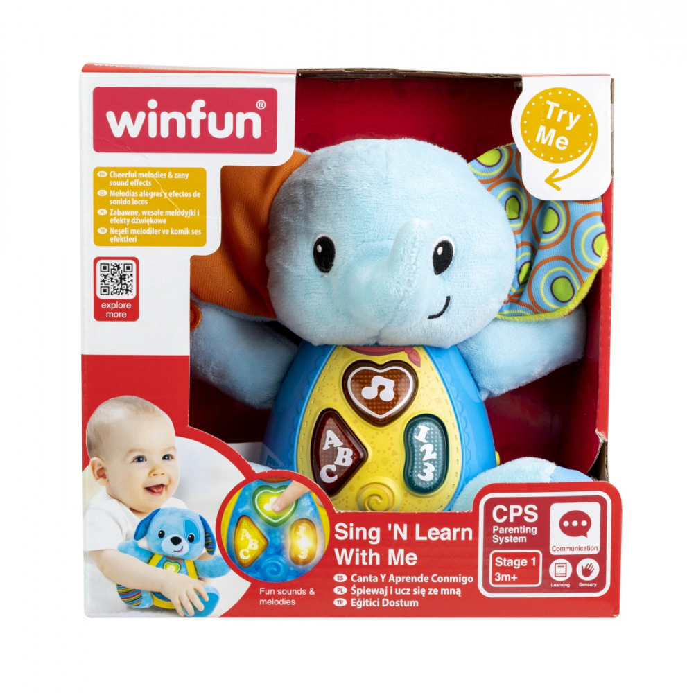 Winfun Elefantel Timber Educativ Interactiv