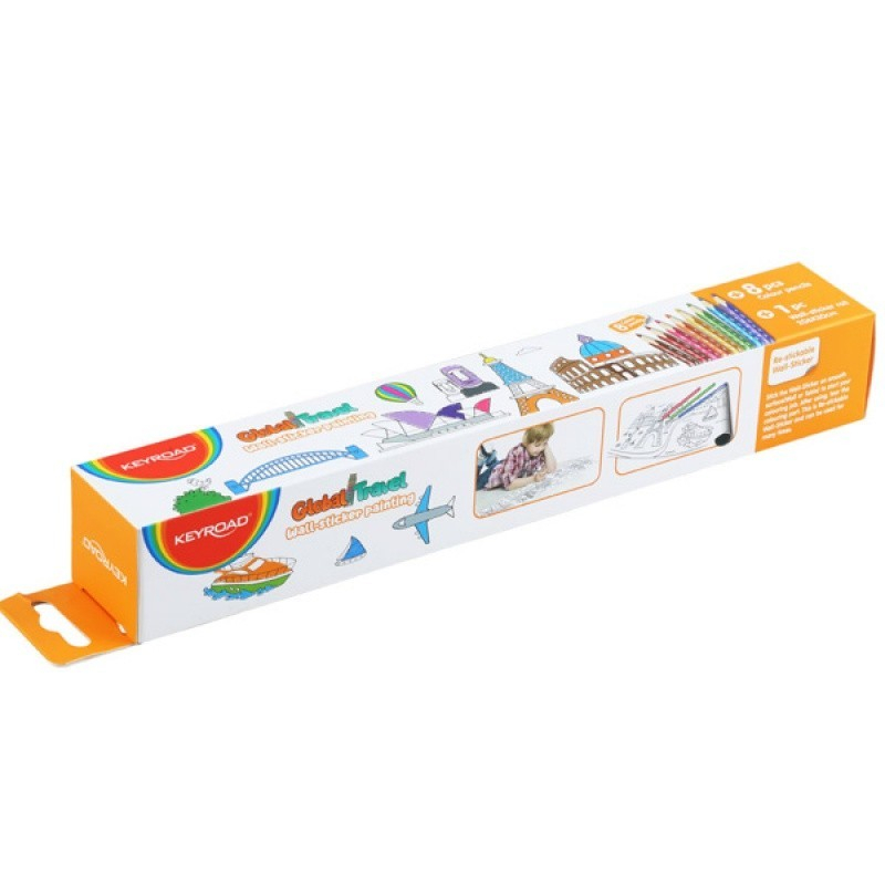 Rola Hartie Autocolant Keyroad Colorat Travel