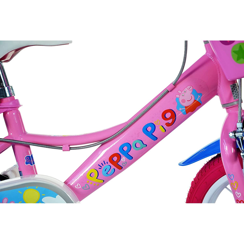 Bicicleta Dino Bikes Peppa Pig 14 inch - imagine 3