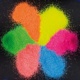 Nisip Colorat Fluorescent Baker Ross 350g - imagine 2