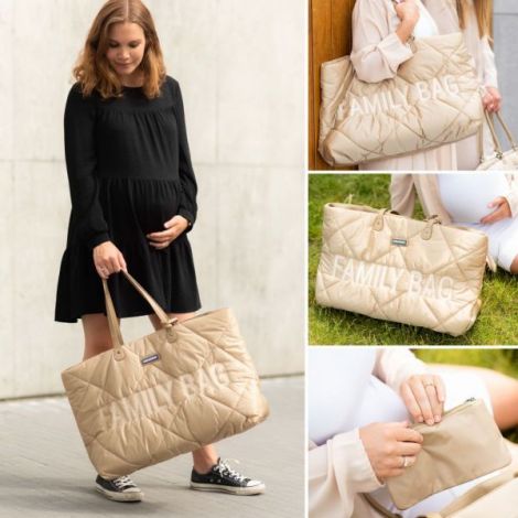 Geanta Family Bag Childhome Bej | Spatioasă & Practică - imagine 4