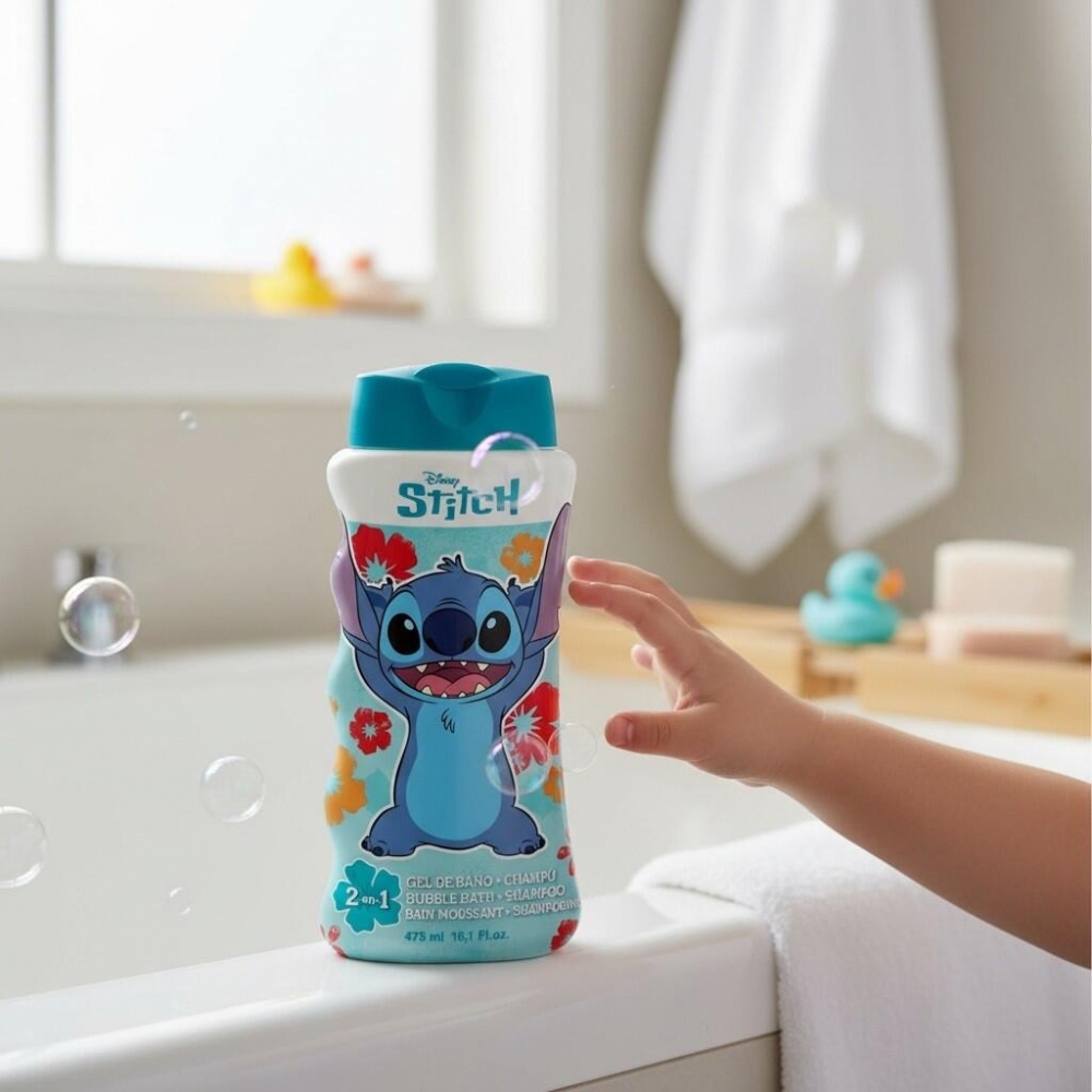 Gel Duz 2-în-1 Copii Stitch, 475ml - Lorenay - imagine 2
