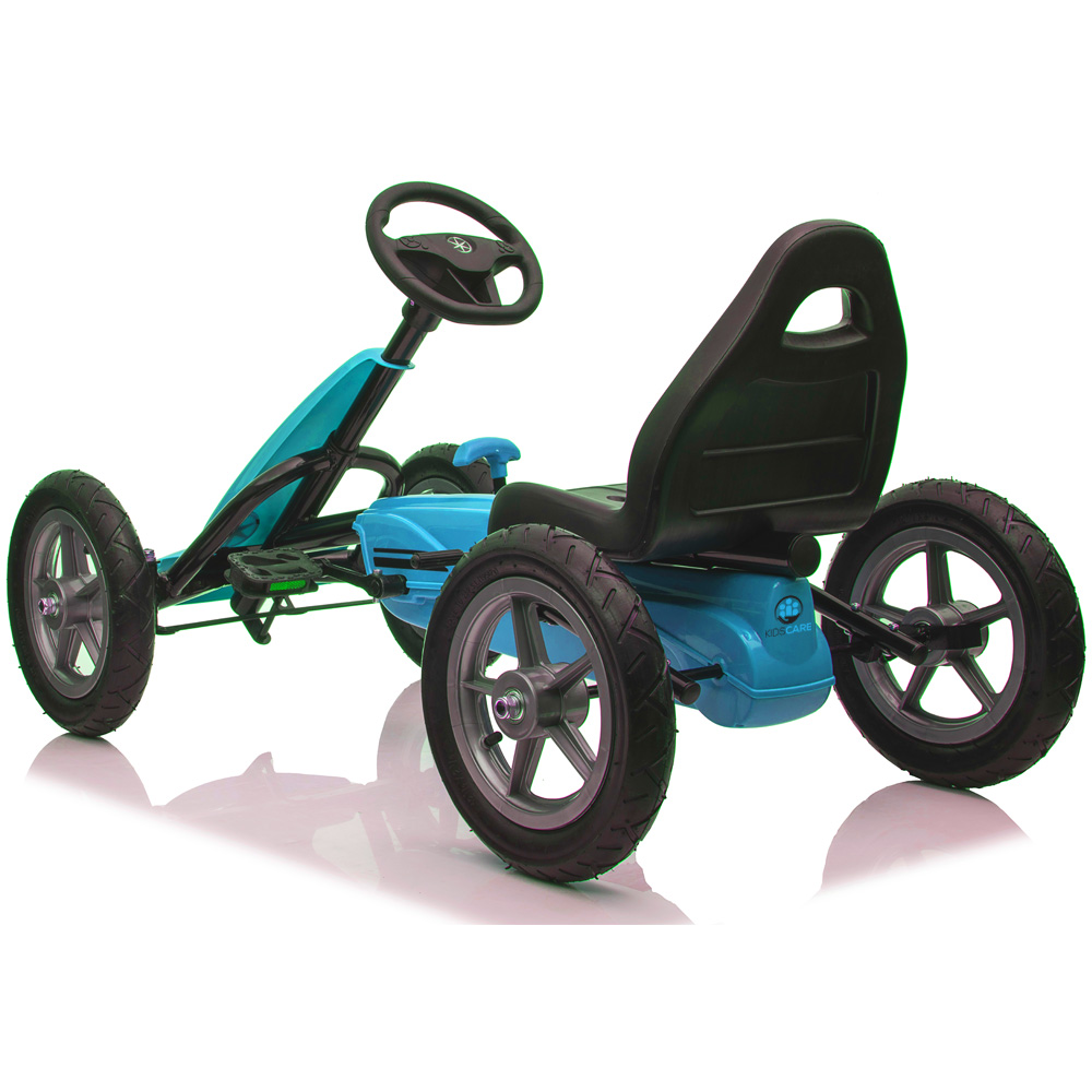 Kart Pedale Karera Albastru Kidscare | 4-9 Ani - imagine 4