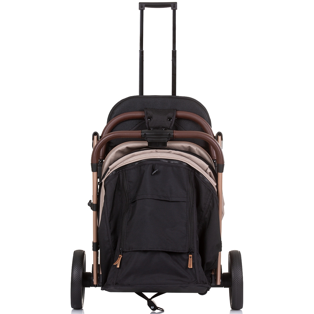 Carucior Chipolino Combo Golden Beige, 0-22kg - imagine 7