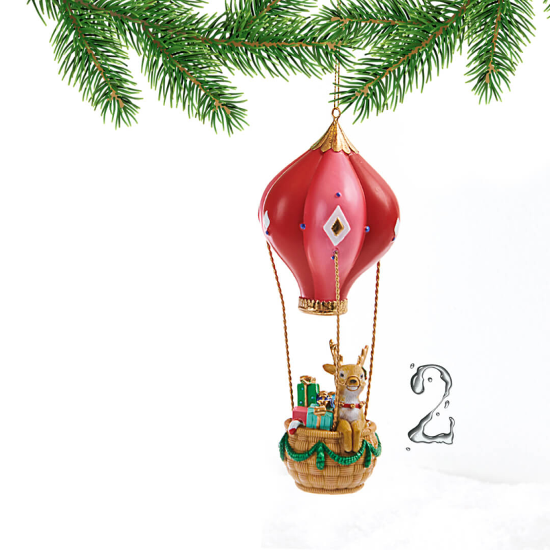 Ornament Brad Moș Crăciun 17 cm | Ema - imagine 2