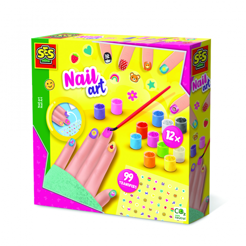 Set Manichiura Copii Ses Creative +6 Ani, Lac pe Bază de Apă