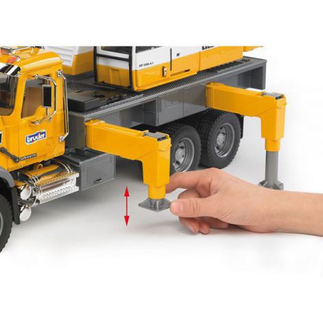 Camion Mack Granite Bruder cu Macara Liebherr - imagine 5