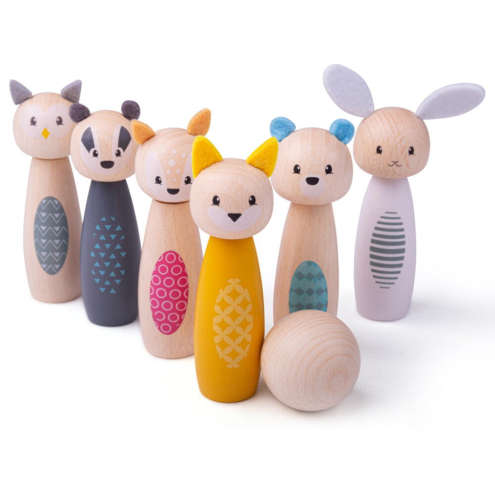 Set Popice Animalute Bigjigs | Jucarii Lemn Distractive - imagine 4