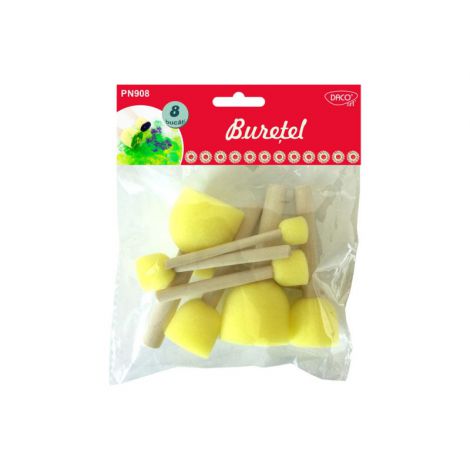 Set 8 Pensule Buretel Pictură | Multifuncționale