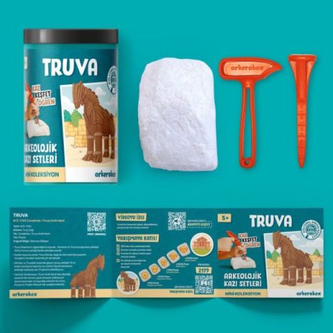 Arkerobox Calul Troian - Kit Arheologic Educativ - imagine 4