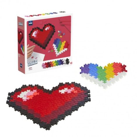 Puzzle Plus-Plus Inimi 250 piese Educativ - imagine 2