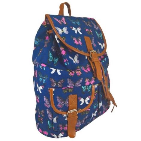 Rucsac Urban Butterfly LaRue Albastru