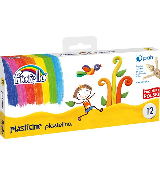 Plastilina Fiorello 12 culori - Moale și maleabilă