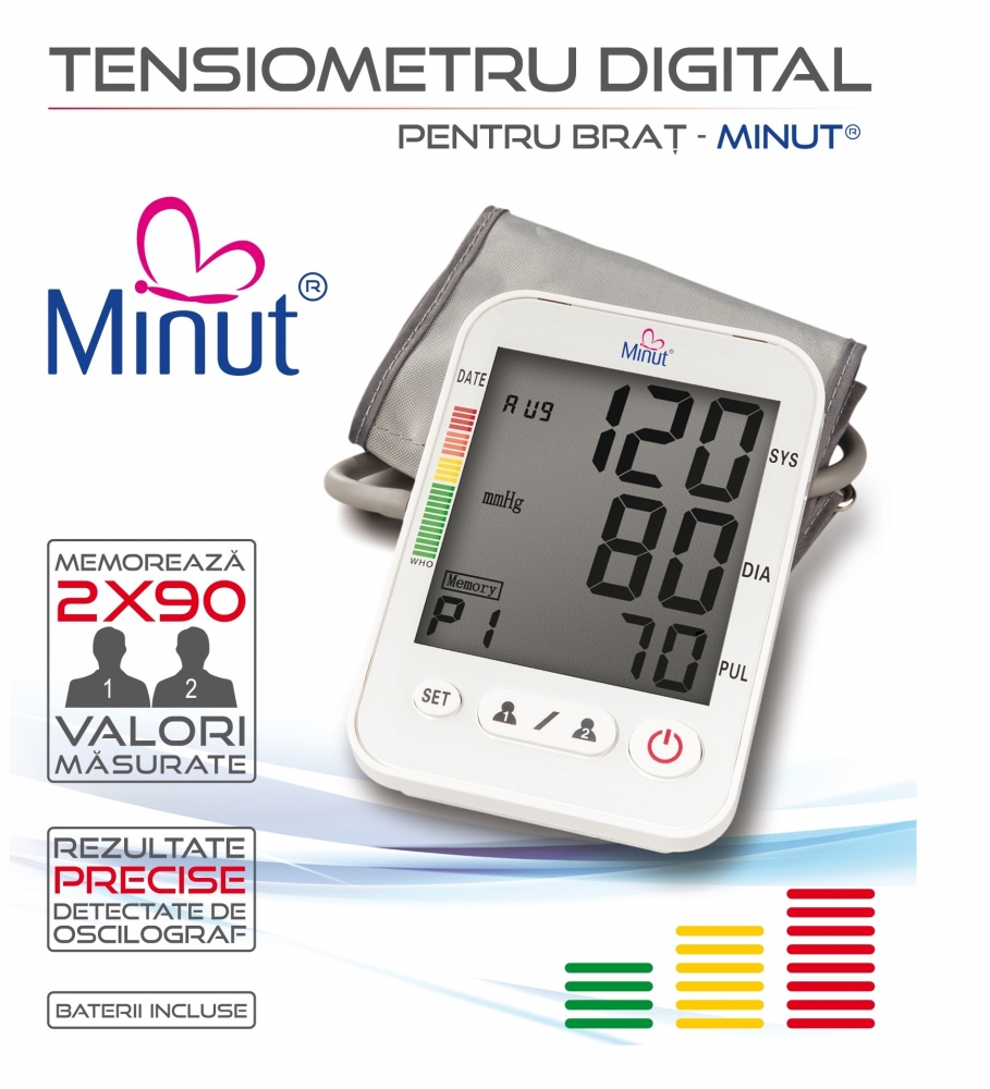 Tensiometru Digital Minut pentru Braț - Măsurători Precise