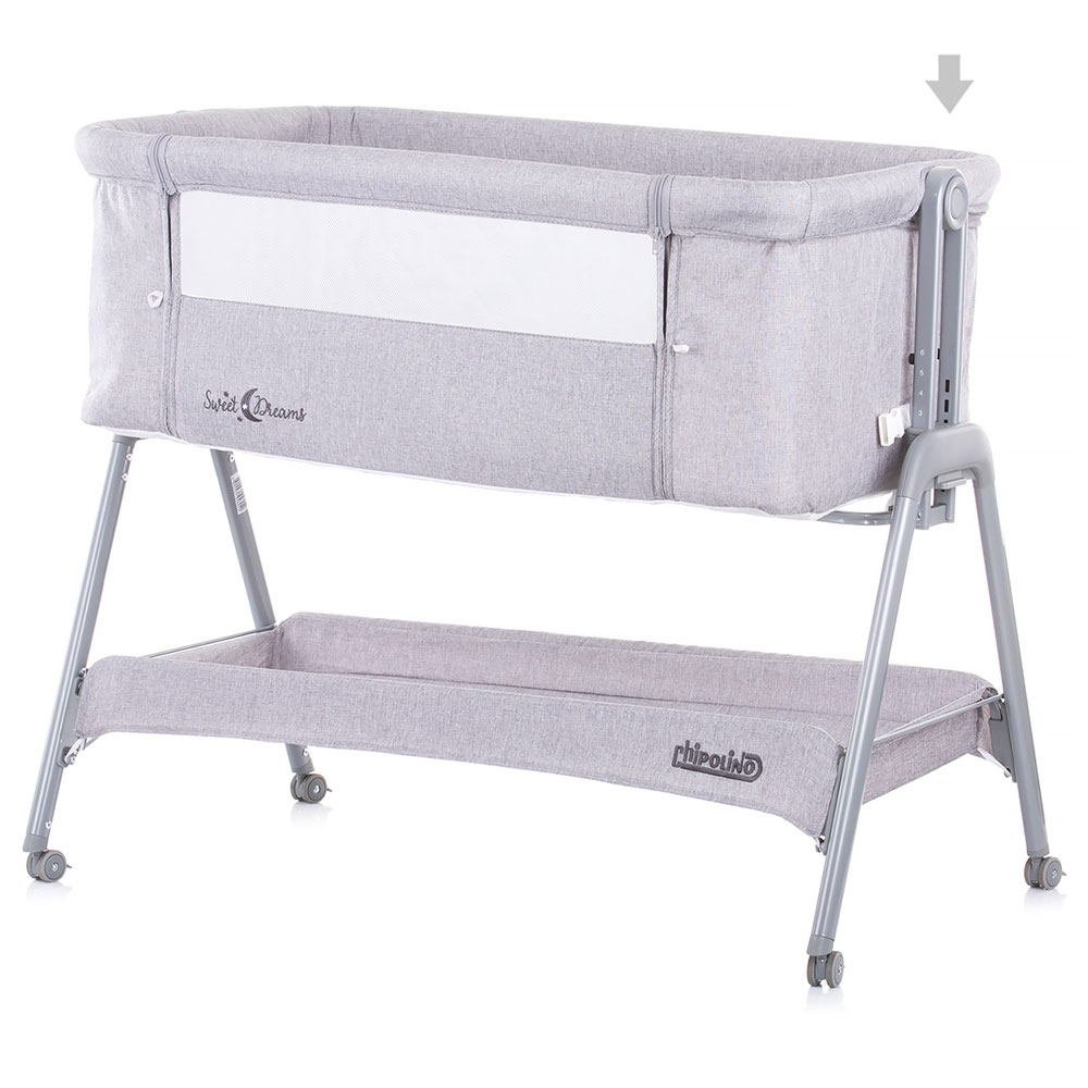 Patut Co-Sleeper Chipolino Sweet Dreams Grey - imagine 2