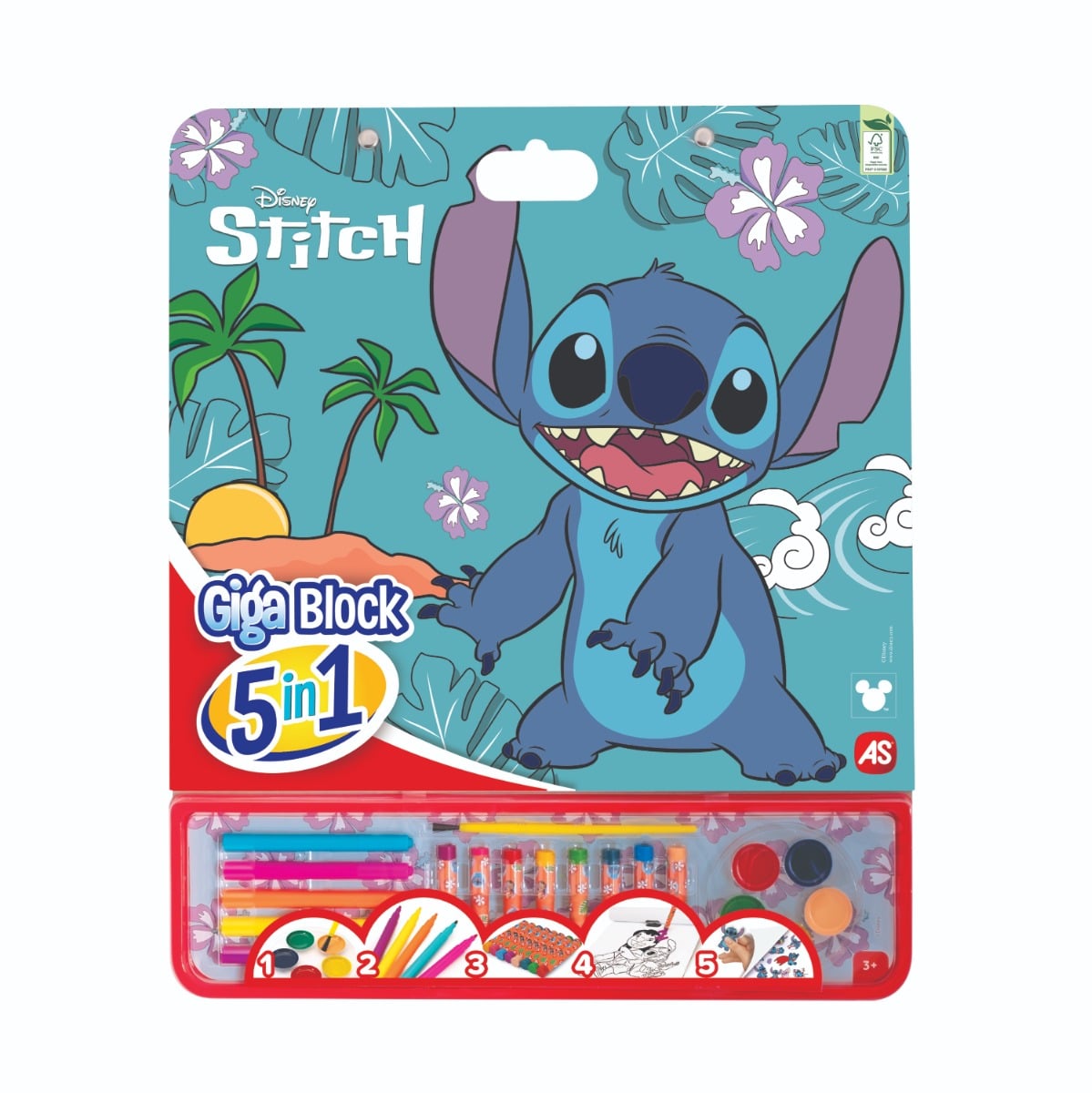 Set Desen Disney Stitch Giga Block 5 în 1