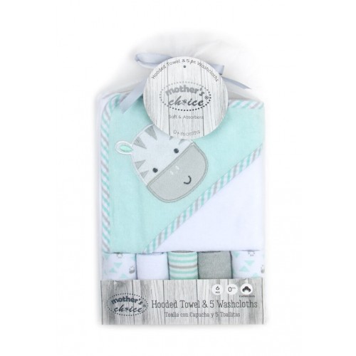 Set Cadou Bebeluși Mother's Choice Prosop + 5 Mini Prosopele Zebra