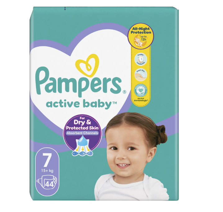 Scutece Pampers Active Baby 7 44 buc. Siguranță și confort - imagine 8