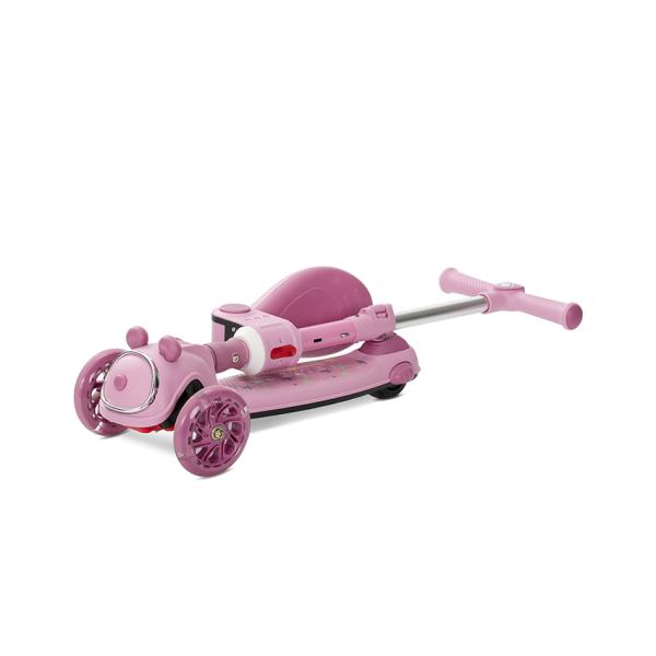Lorelli Swiftie Pink Trotineta Pliabila LED - imagine 5