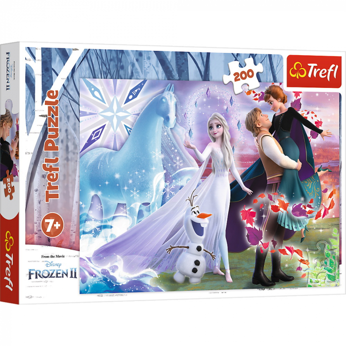 Puzzle Trefl 200 Frozen 2 - Universul Magic