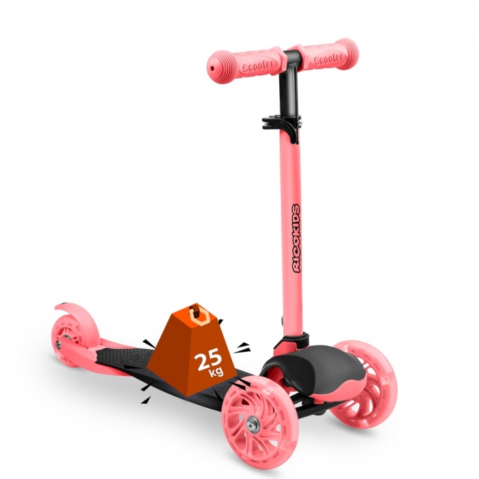 Trotineta Ricokids Loco Pliabila, Roti LED - imagine 4