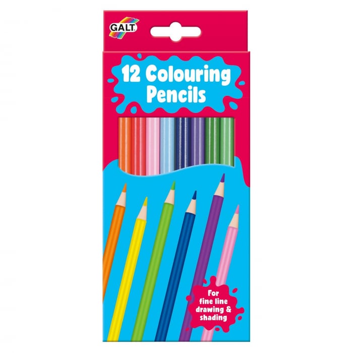 Galt Set 12 Creioane Colorat - Artă pentru Copii