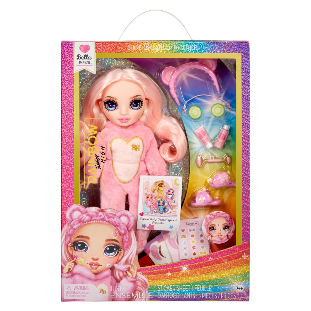 Păpușă Rainbow High Jr Bella PJ Party