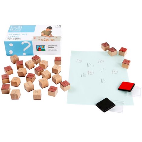 Joc Educativ Stampile cu litere Toys for Life